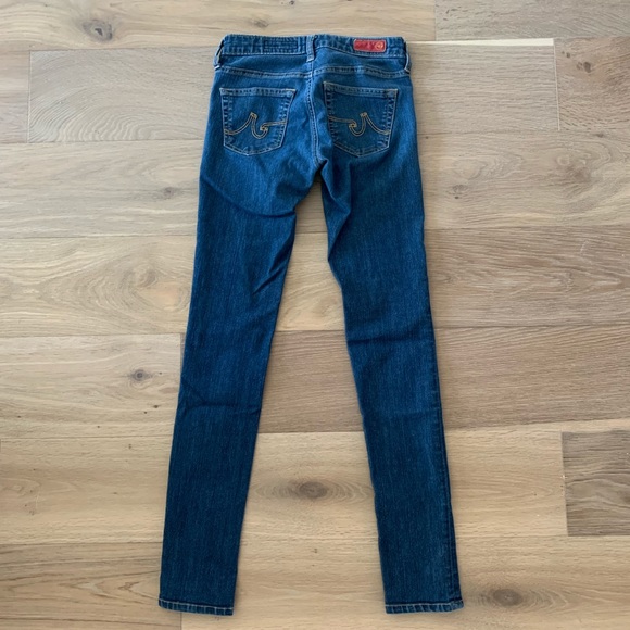 AG ‘the jegging’ skinny blue jeans - Picture 3 of 8